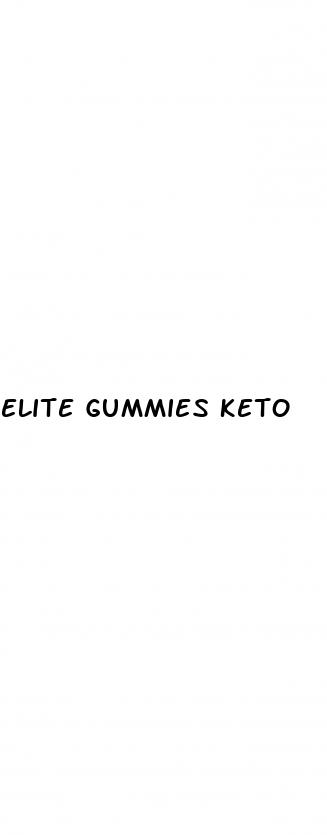 elite gummies keto