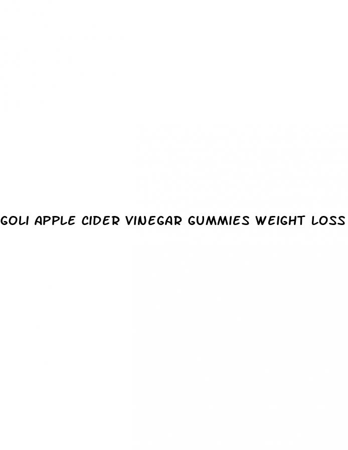 goli apple cider vinegar gummies weight loss results