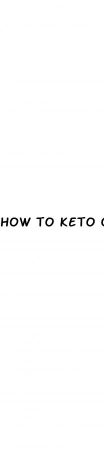 how to keto gummies work