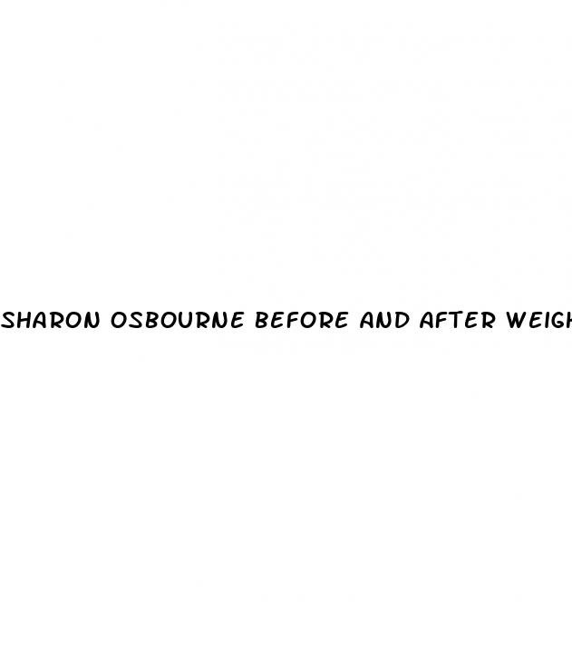 sharon osbourne before and after weight loss