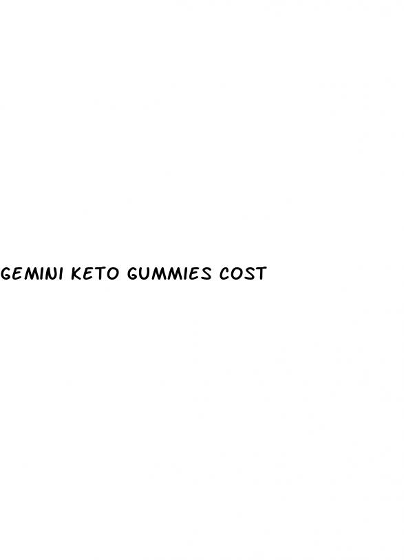 gemini keto gummies cost