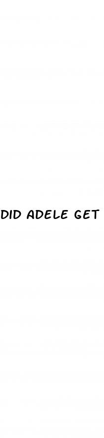 did adele get weight loss surgery