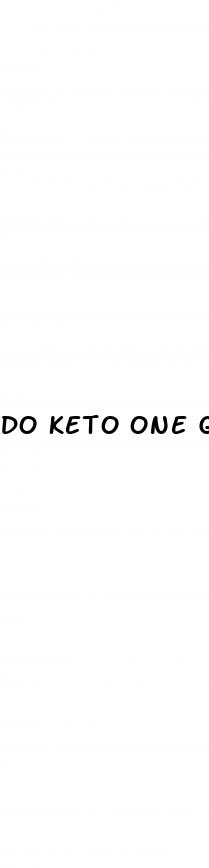 do keto one gummies really work