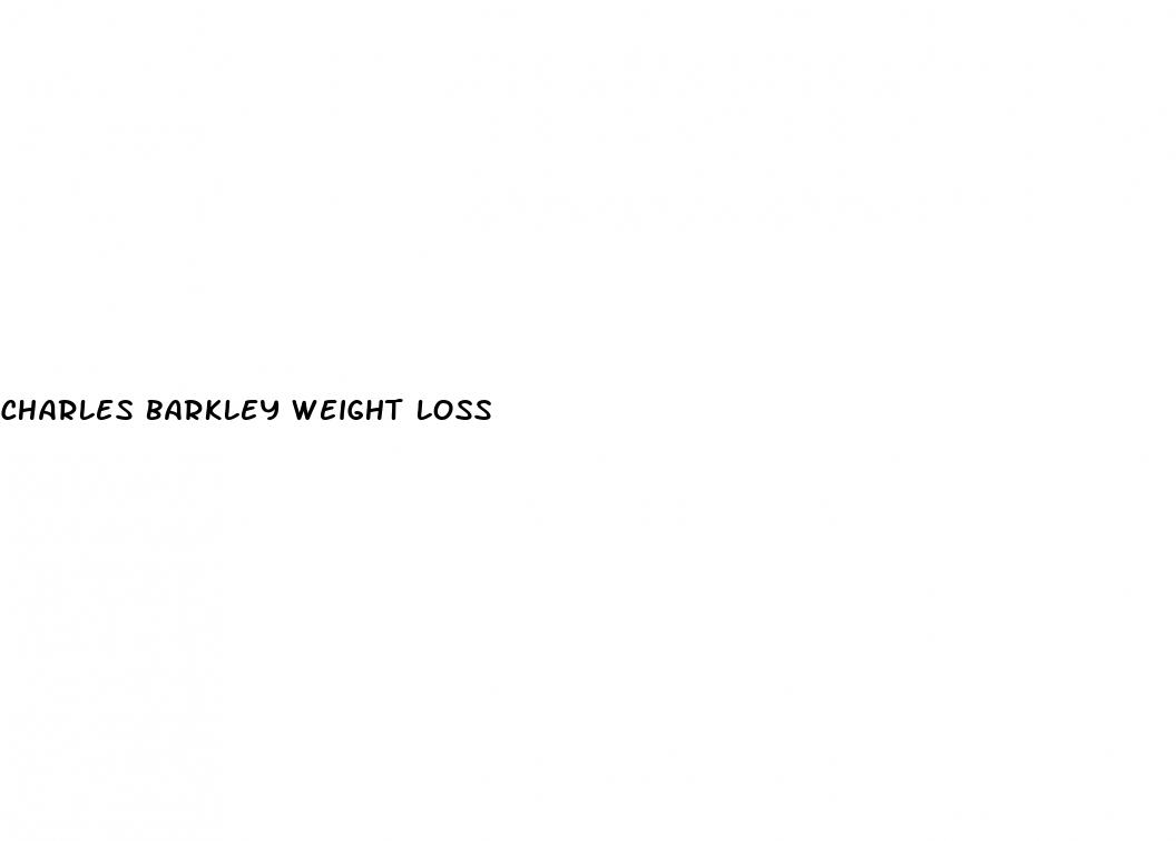 charles barkley weight loss