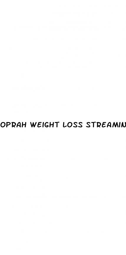 oprah weight loss streaming