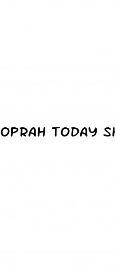 oprah today show weight loss