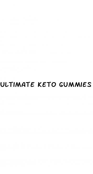 ultimate keto gummies