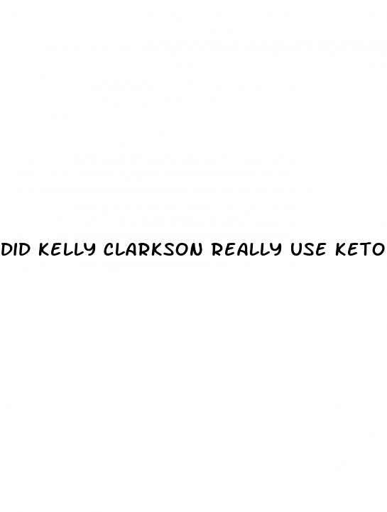 did kelly clarkson really use keto gummies