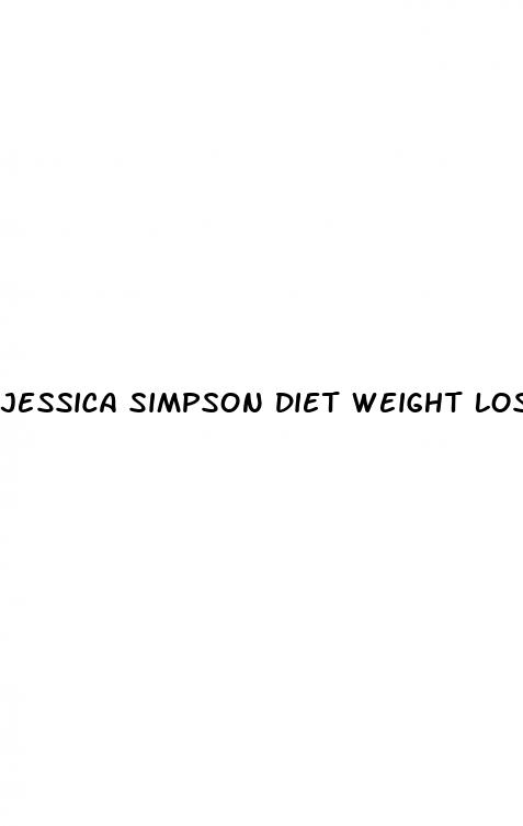 jessica simpson diet weight loss