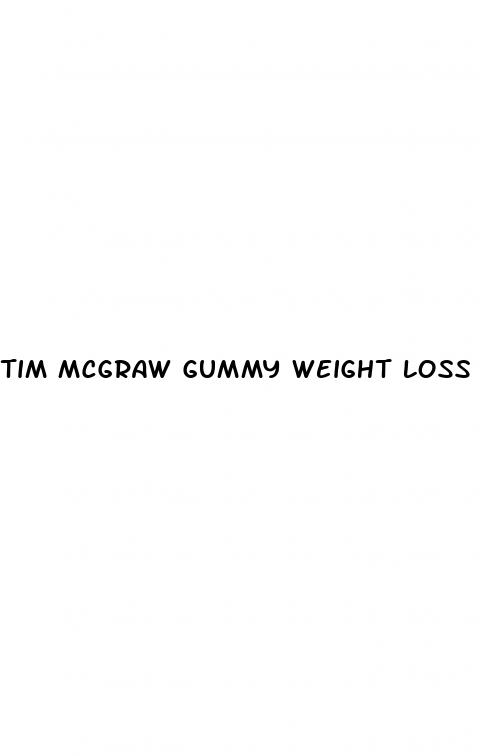 tim mcgraw gummy weight loss