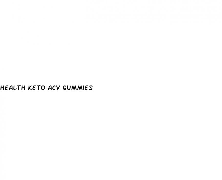 health keto acv gummies