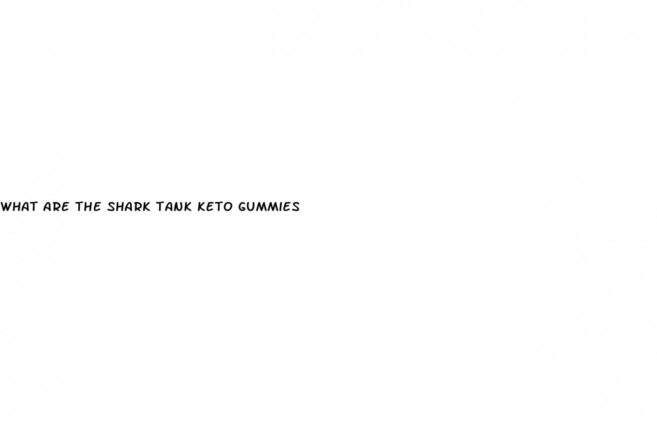 what are the shark tank keto gummies