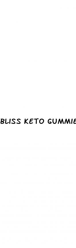 bliss keto gummies cost