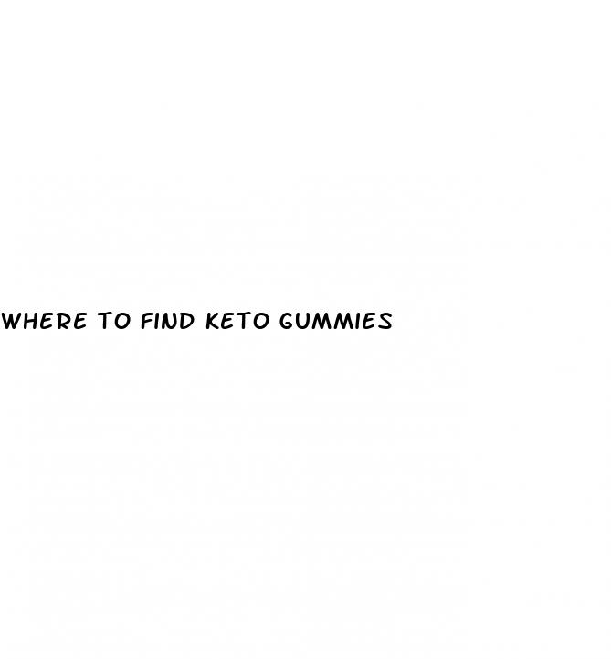 where to find keto gummies