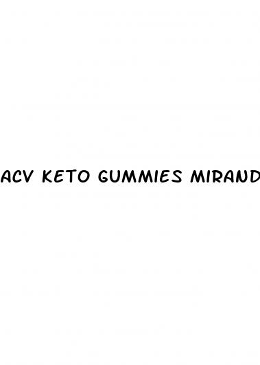 acv keto gummies miranda lambert