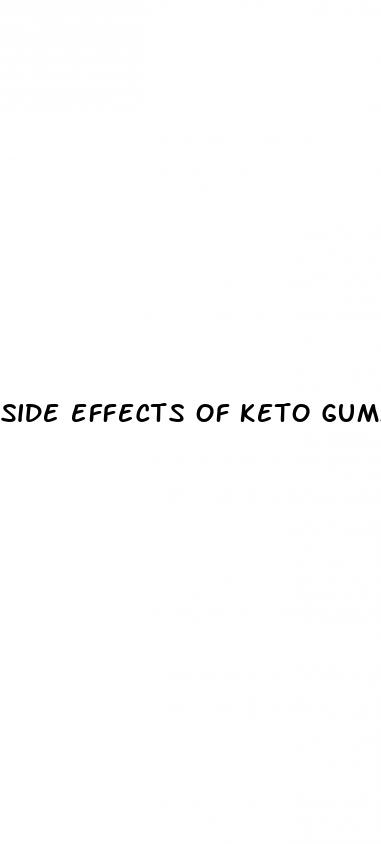 side effects of keto gummies