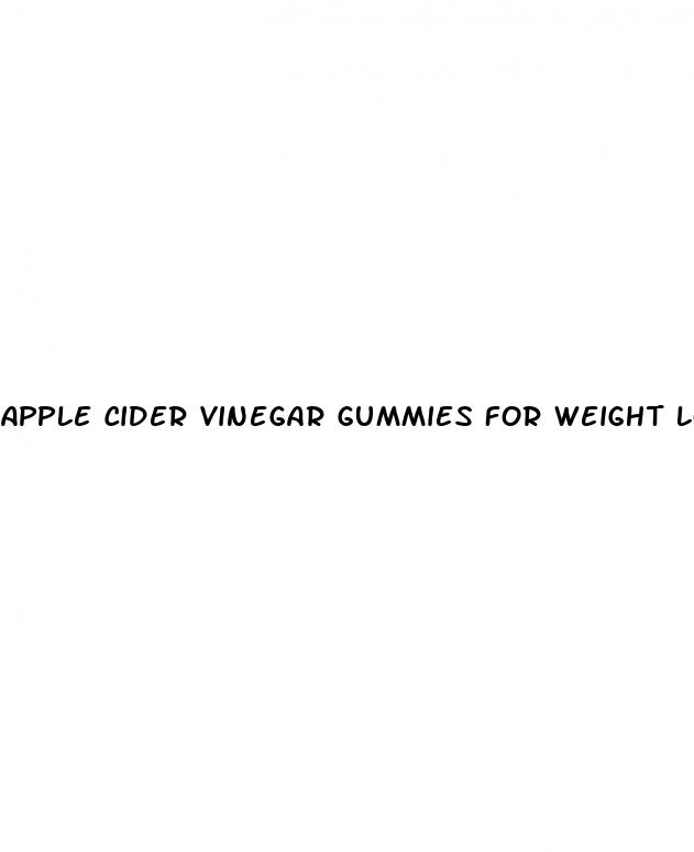 apple cider vinegar gummies for weight loss side effects