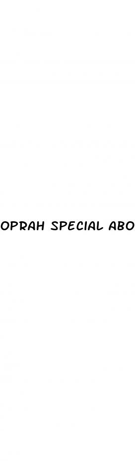 oprah special about weight loss