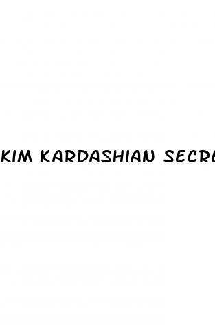 kim kardashian secret weight loss pills