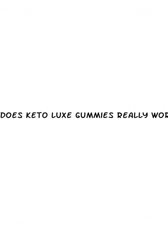 does keto luxe gummies really work