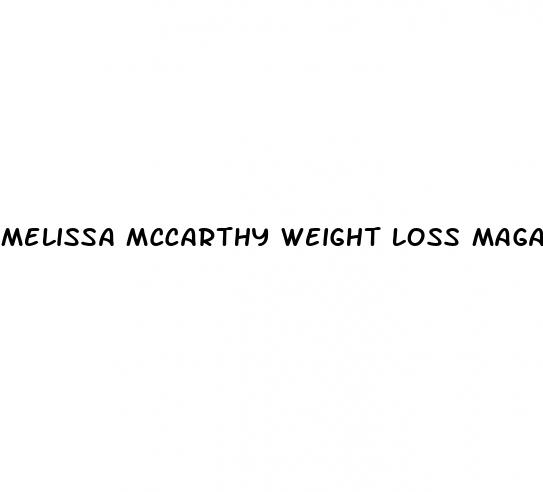 melissa mccarthy weight loss magazine cover