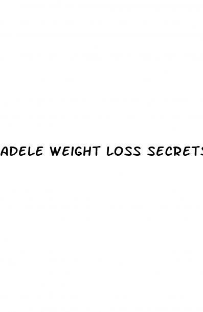 adele weight loss secrets