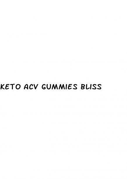 keto acv gummies bliss