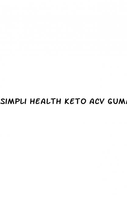 simpli health keto acv gummies