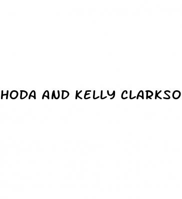 hoda and kelly clarkson weight loss 2024