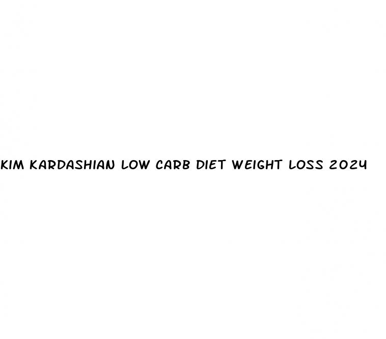 kim kardashian low carb diet weight loss 2024