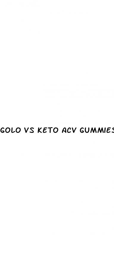 golo vs keto acv gummies