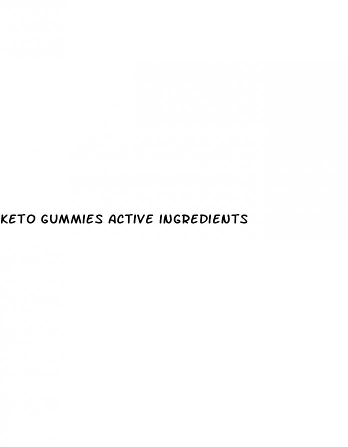 keto gummies active ingredients