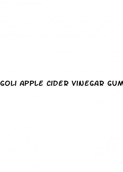 goli apple cider vinegar gummies weight loss