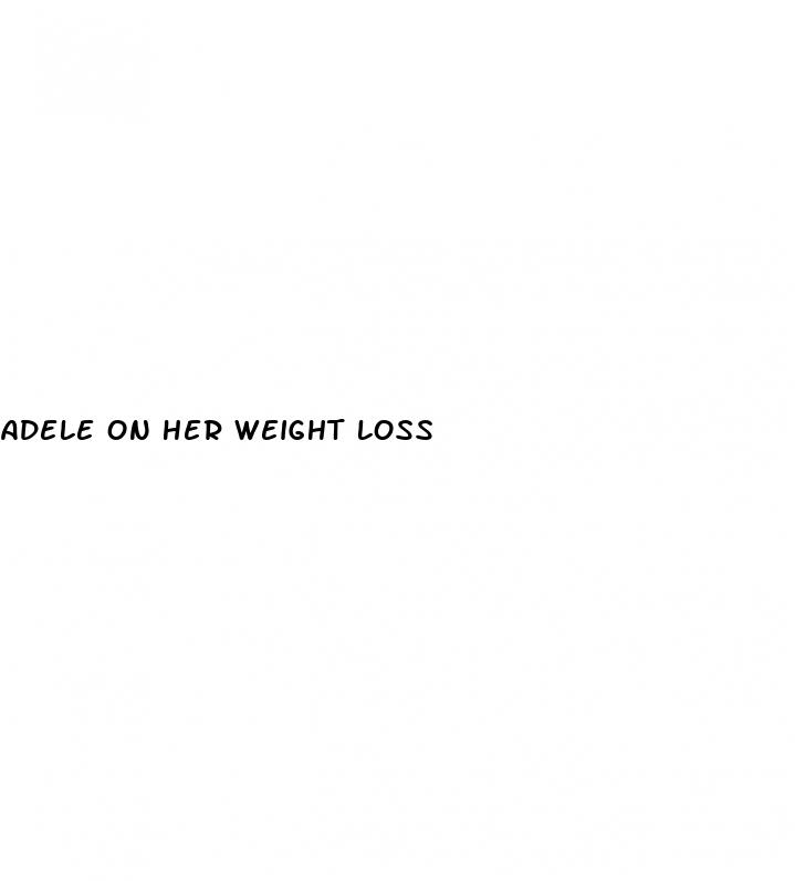 adele on her weight loss