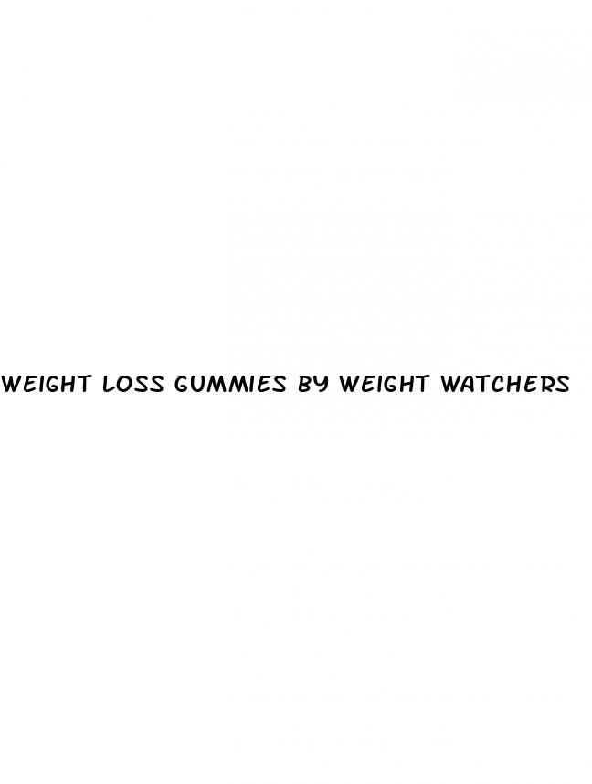 weight loss gummies by weight watchers