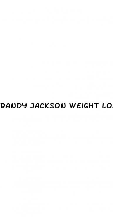 randy jackson weight loss supplements