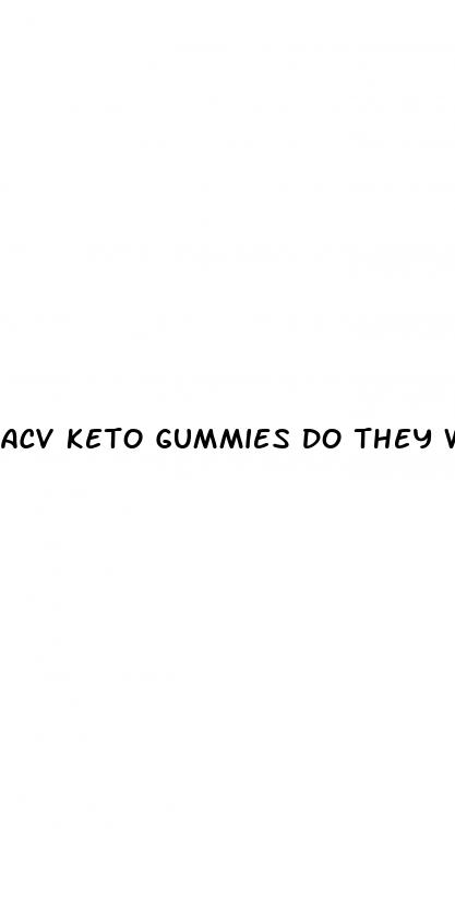 acv keto gummies do they work