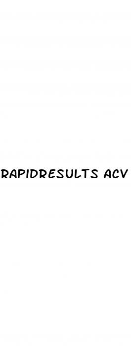 rapidresults acv keto gummies