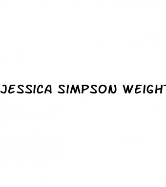 jessica simpson weight loss how