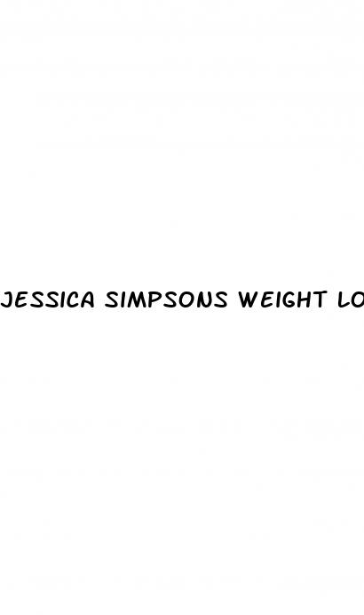 jessica simpsons weight loss