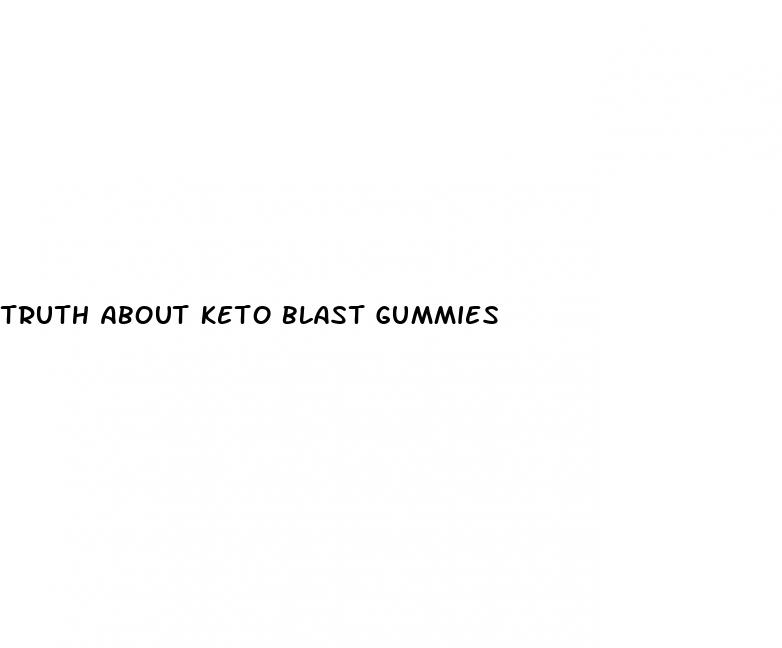 truth about keto blast gummies