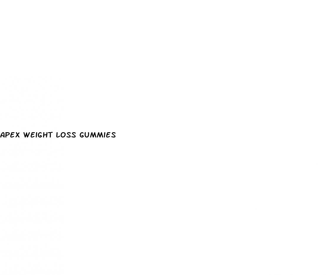 apex weight loss gummies