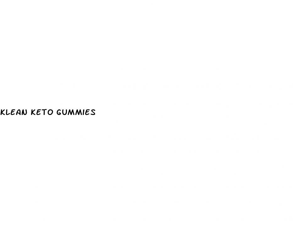 klean keto gummies