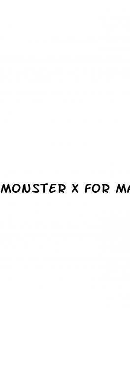 monster x for male enhancement