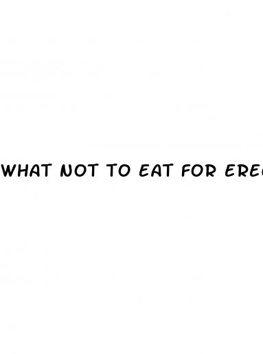 what not to eat for erectile dysfunction