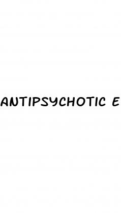 antipsychotic erectile dysfunction