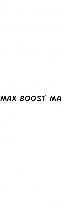 max boost male enhancement