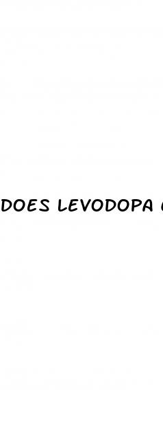 does levodopa cause erectile dysfunction