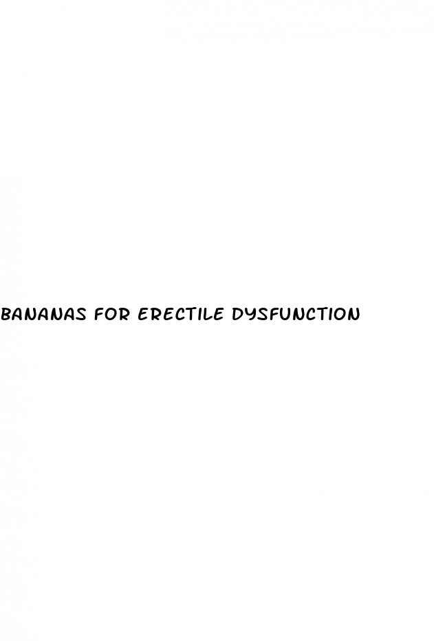 bananas for erectile dysfunction