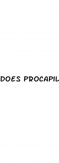 does procapil cause erectile dysfunction